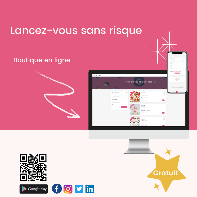 Votre boutique en ligne - Vos gâteaux sur-mesure